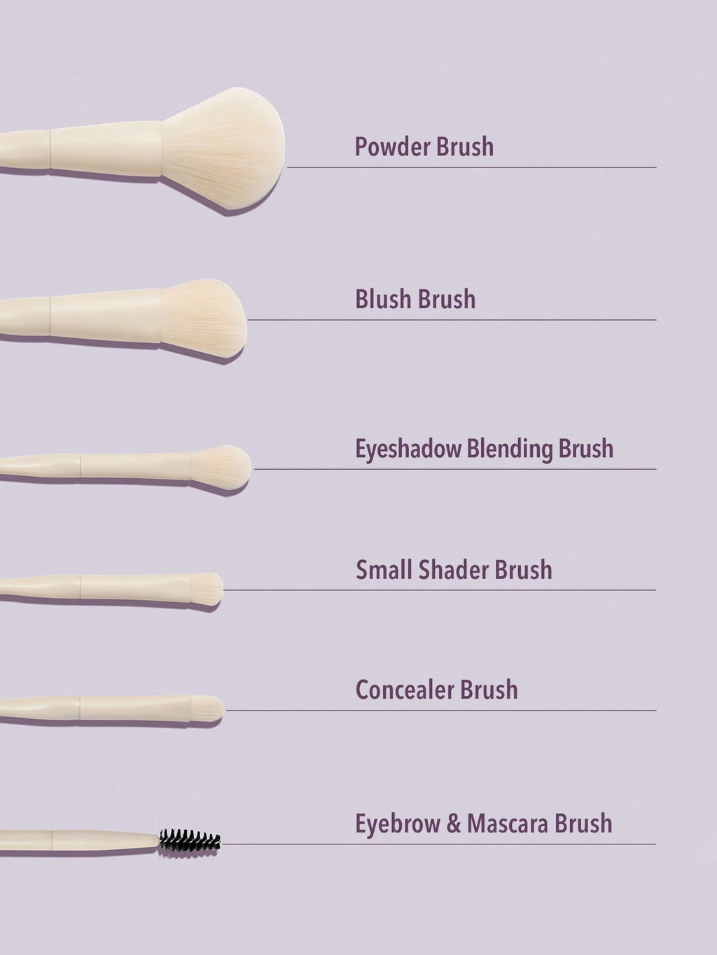 SHEGLAM Pro Core Brush Kit 6 Pcs